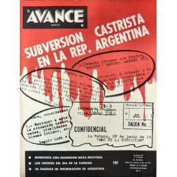 El Avance vintage Cuban magazine/revista Spanish, Edition: 10-13-1961