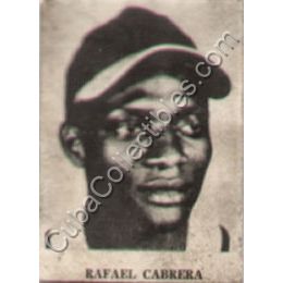 Rafael Cabrera Baseball Card - Cuba