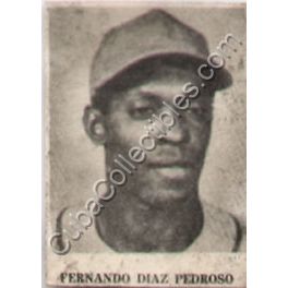 Fernando Pedroso Baseball Card - Cuba