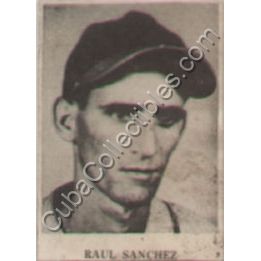 Raul Sanchez Baseball Card 2 - Cuba