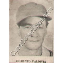 Gilberto Chino Valdivia Baseball Card - Cuba