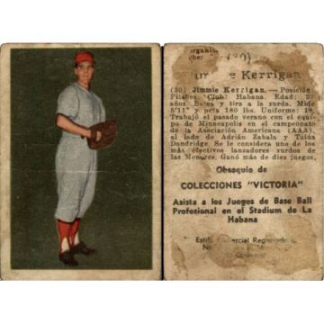 Jimmie Kerrigan Baseball Card No. 30 - Cuba