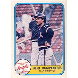 Vintage Cuba Cubans in Major League Baseball > Campaneris, Bert 1982  collectible for Sale