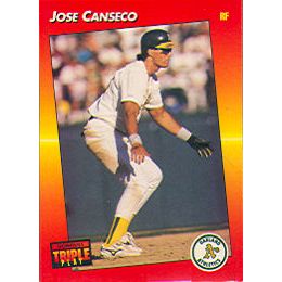 Vintage Jose Canseco rookie Card In great Condition for Sale in