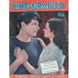Cinegrafico, Cuban magazine, revista cubana de Julio 1940