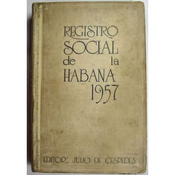 1957 Registro Social de La Habana