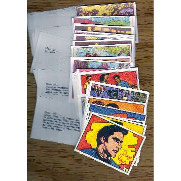 El Zorro, La Marca del - 100 Postales REPRODUCCCION