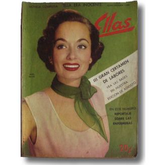 Ellas, Cuban magazine, revista cubana de julio 1954