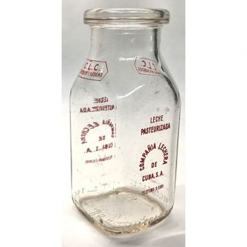 Botella de leche Cia. Lechera de Cuba. 315 grs, 1950 - 19608