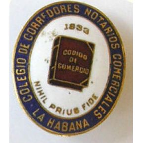 Association - Colegio Corredores Notarios Comerciales, Pin