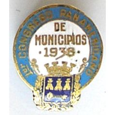 Association - Congreso de Municipios,1938, Pin