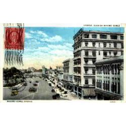 Avenida Maximo Gomez Postcard