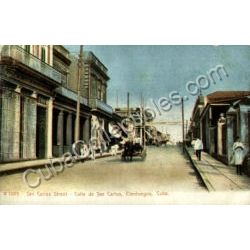 Calle de San Carlos - Cienfuegos Postcard