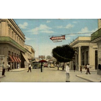 Avenida de Cespedes - Cardenas Postcard