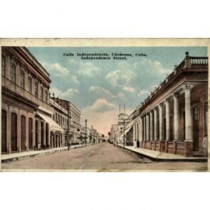 Calle de Independencia - Cardenas Postcard