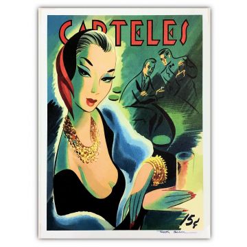 Carteles Giclee on canvas, Andres 1953 Happy Hour