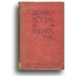 1956 Registro Social de La Habana