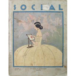 Social vintage Cuban magazine/revista Spanish, pub in Cuba - Edition: Mayo de 1921