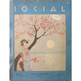 Social vintage Cuban magazine/revista Spanish, pub in Cuba - Edition: Junio de 1921