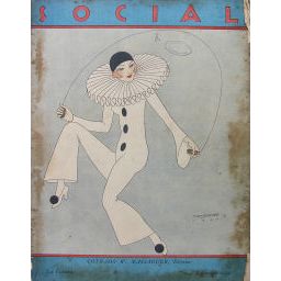 Social vintage Cuban magazine/revista Spanish, pub in Cuba - Edition: Febrero de 1925