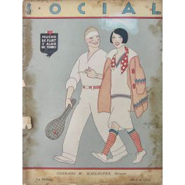 Social vintage Cuban magazine/revista Spanish, pub in Cuba - Edition: Abril de 1925