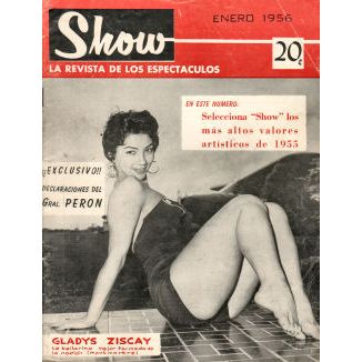 Show vintage Cuban magazine/revista Spanish, pub in Cuba - Edition: 1956-01