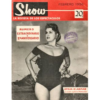 Show vintage Cuban magazine/revista Spanish, pub in Cuba - Edition: 1956-02