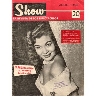 Show vintage Cuban magazine/revista Spanish, pub in Cuba - Edition: 1956-07