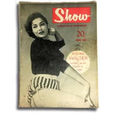Show vintage Cuban magazine/revista Spanish, pub in Cuba - Edition: 1958-01