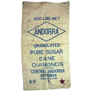 Saco de azucar de 100 lbs del Central Andorra