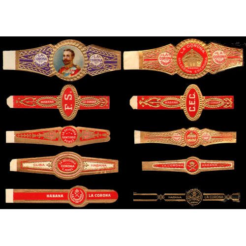 Vintage Cuba Cigar Bands > Cuban Corona Cigar Band Labels collectible ...