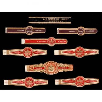 Cuban Flor de A. Allones Cigar Bands, Label