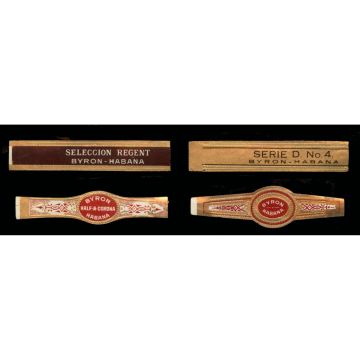 Cuban Byron Cigar Band Labels