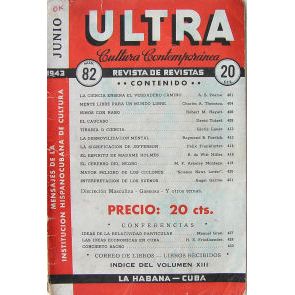 Ultra vintage Cuban magazine/revista Spanish, pub in Cuba - Edition: 1943-06