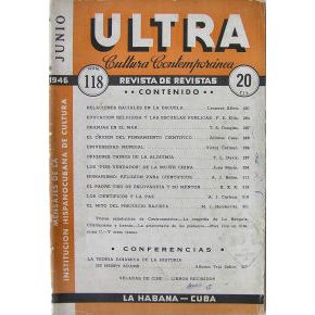 Ultra vintage Cuban magazine/revista Spanish, pub in Cuba - Edition: 1946-06