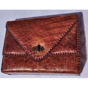 Vintage Cuba > Cuban Alligator Leather Womenﾒs Handbag Purse 8 X 6 ...