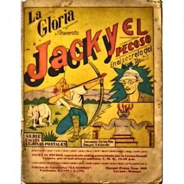 Jacky El Pecoso, album de postalitas cubanas, sin postales