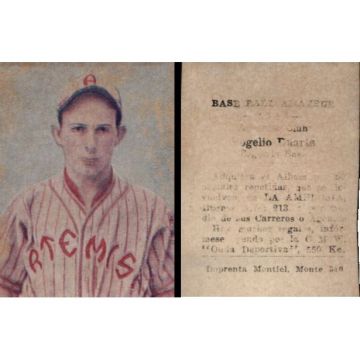 Rogelio Duarte Artemisa Baseball Card 1943 - Cuba