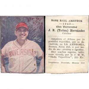La Ambrosia Baseball Amateur Trading Cards