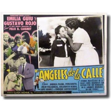 Angeles De La Calle Movie Lobby Card, Felix B. Caignet