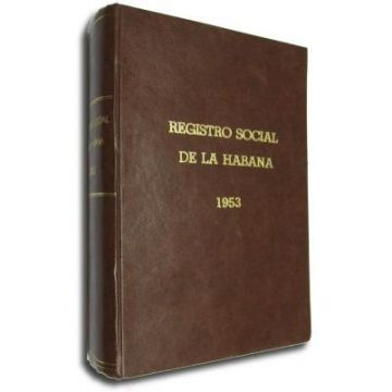 1953 Registro Social de La Habana