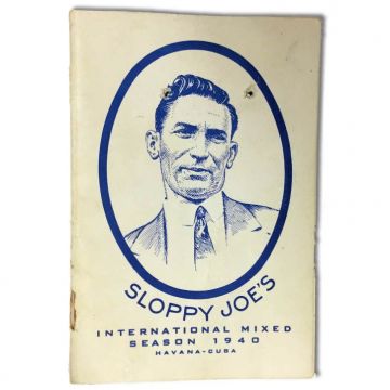 1940 Sloppy Joe's Bar Cocktails Manual