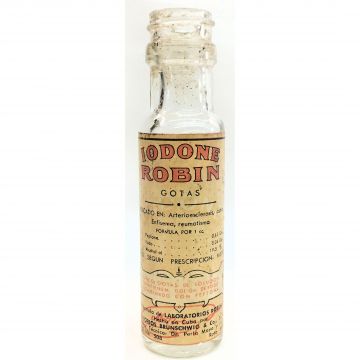 Bottle Botica Farmacia Iodone Robin