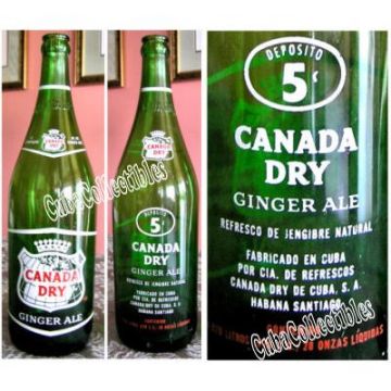 Bottle Canada Dry, Ginger ale 32oz, Cuba