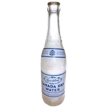 Bottle Canada Dry sparkling water, 10 inches, Cuba