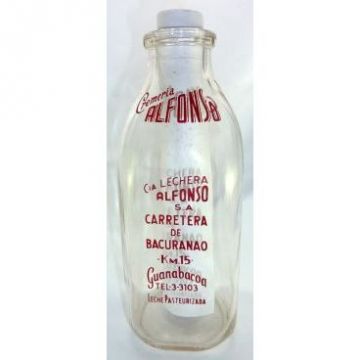 Botella de leche Cremeria Alfonso, 946 gramos