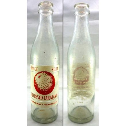 Vintage Cuba Soft Drink Bottles > Bottle Gaseosa Orange, Camajuani y ...