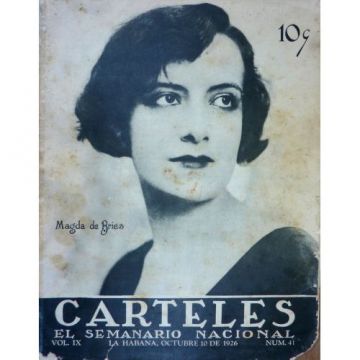 Carteles, edicion 10 de octubre 1926, Revista cubana