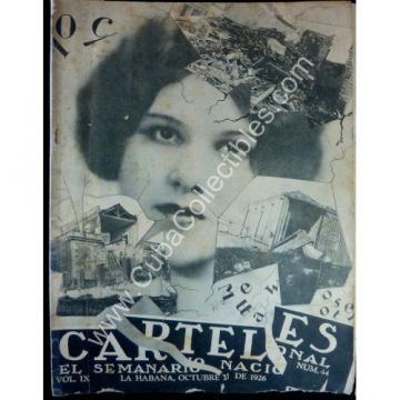 Carteles, edicion 21 de octubre 1926, Revista cubana