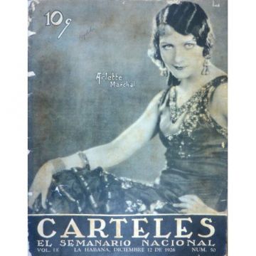 Carteles, edicion 12 de diciembre 1926, Revista cubana